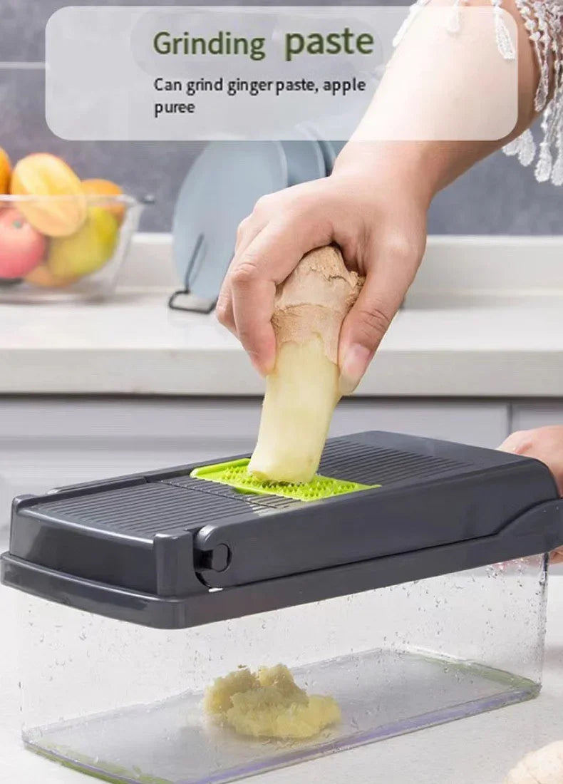 5-in-1 Vegetable Chopper – Slice, Dice & Grate