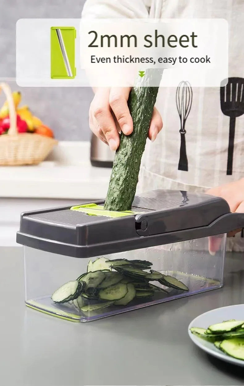 5-in-1 Vegetable Chopper – Slice, Dice & Grate