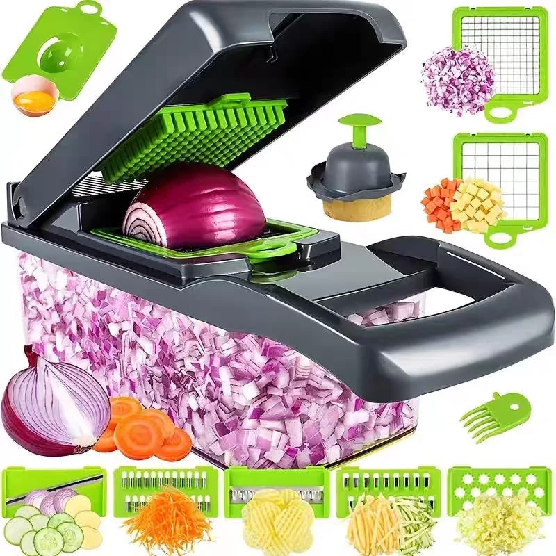 5-in-1 Vegetable Chopper – Slice, Dice & Grate