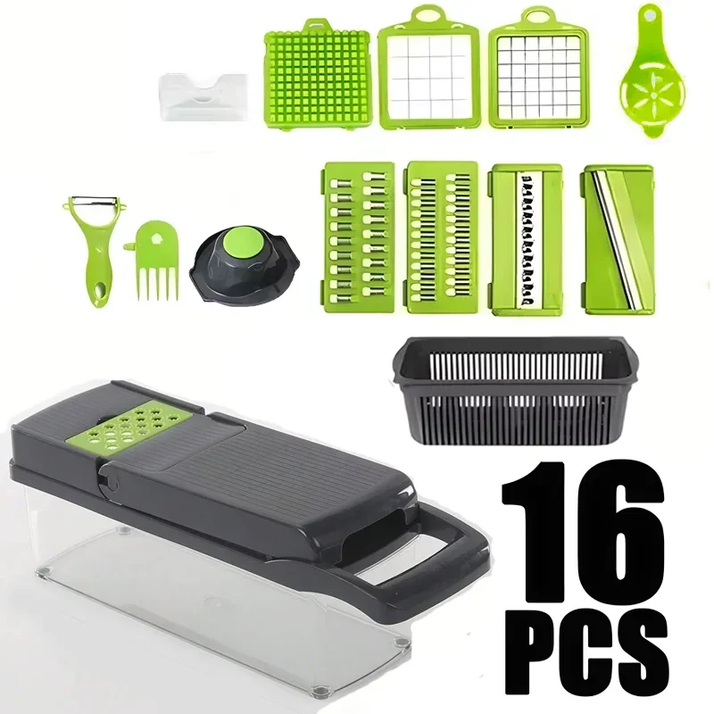 5-in-1 Vegetable Chopper – Slice, Dice & Grate