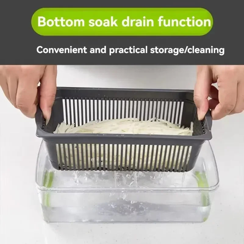 5-in-1 Vegetable Chopper – Slice, Dice & Grate