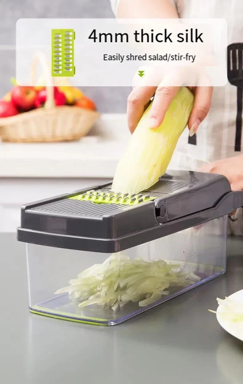 5-in-1 Vegetable Chopper – Slice, Dice & Grate